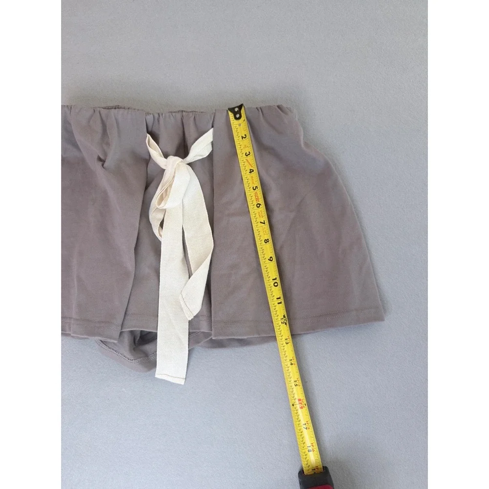 Böhme Sutton Shorts Taupe Flowy Jersey Shorts with Tie Waist